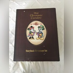 Disney Christmas Carolers Storybook Ornament Set